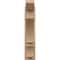 Ekena Millwork 6-in W x 18-in D x 30-in H Balboa Slat Rough Cedar Woodgrain TimberThane Outlooker, Primed Tan OUTUR060X18X30BOA24RCPR - alternate 2